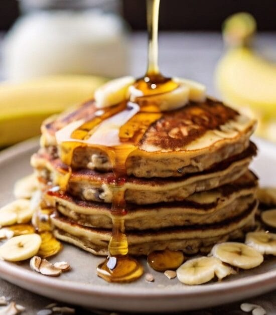 Healthy Banana Oatmeal Pancakes - A Nutritious Breakfast