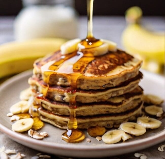 Healthy Banana Oatmeal Pancakes - A Nutritious Breakfast