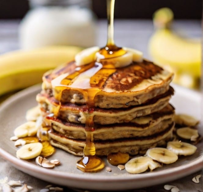 Healthy Banana Oatmeal Pancakes - A Nutritious Breakfast