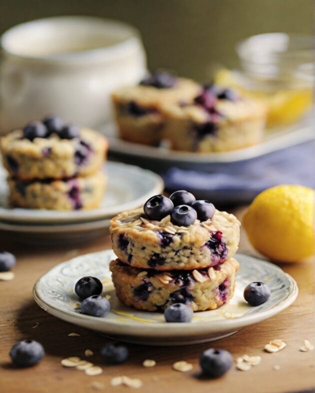 Oatmeal Cake – Delicious & Wholesome Lemon-Blueberry Recipe