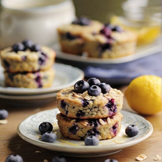 Oatmeal Cake – Delicious & Wholesome Lemon-Blueberry Recipe