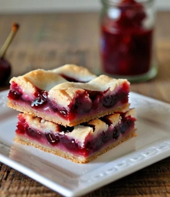 Cherry Elegance Pie Bars – Soft, Fruity, and Irresistibly Delicious