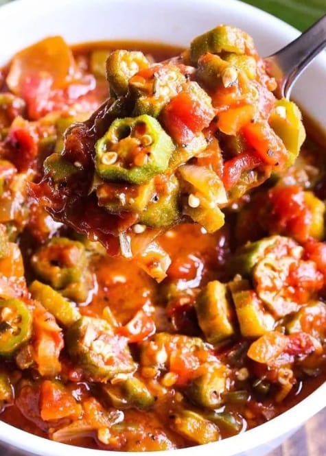 Easy Okra with Tomatoes Recipe - Simple & Tasty
