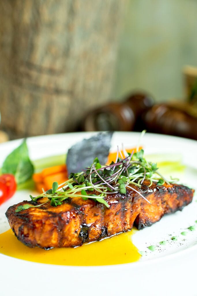 Grilled Barbecued Salmon - Recipe Range