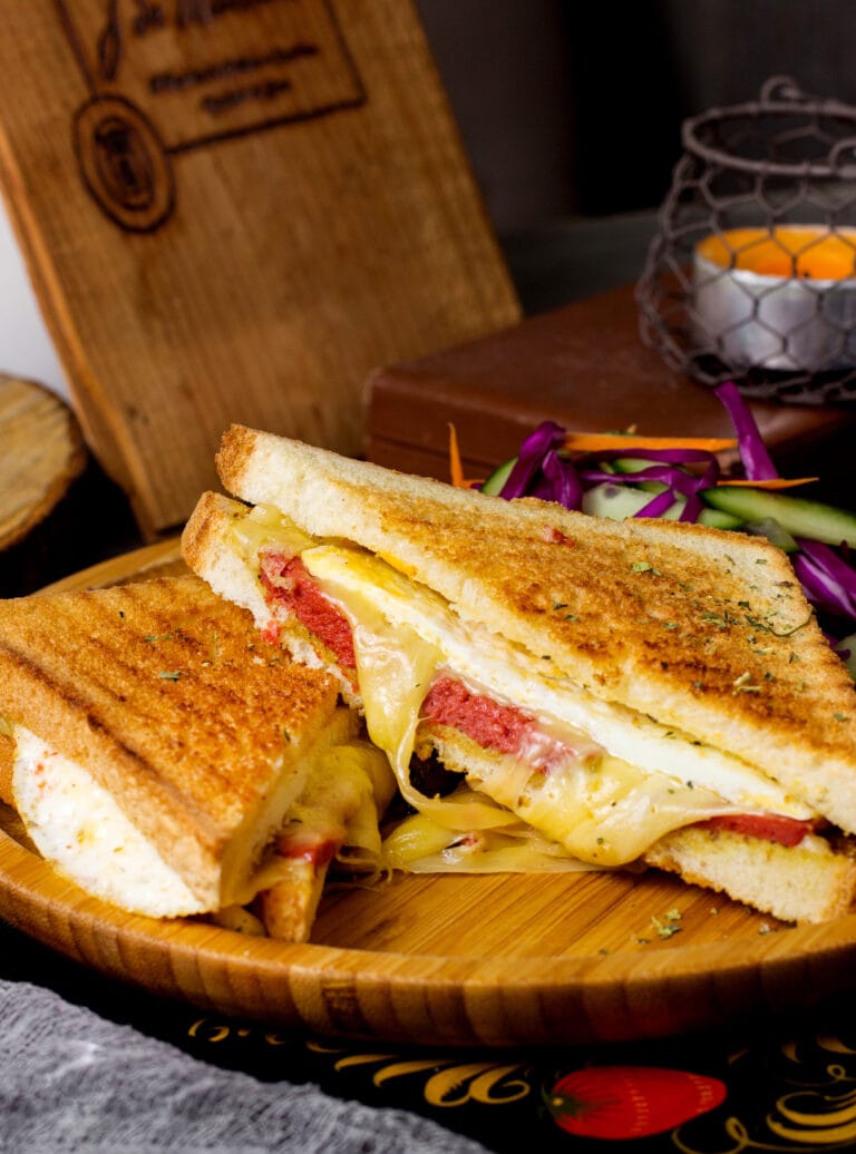 Pepperoni Egg & Cheese Sandwich