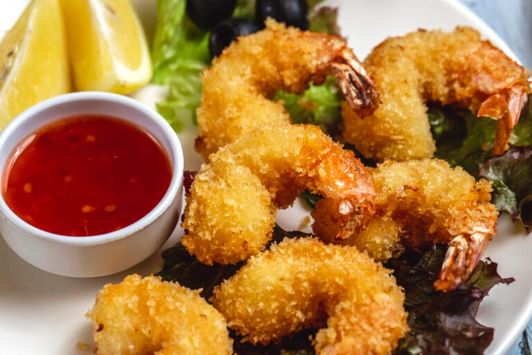 Tempura Shrimps with Chili Sauce