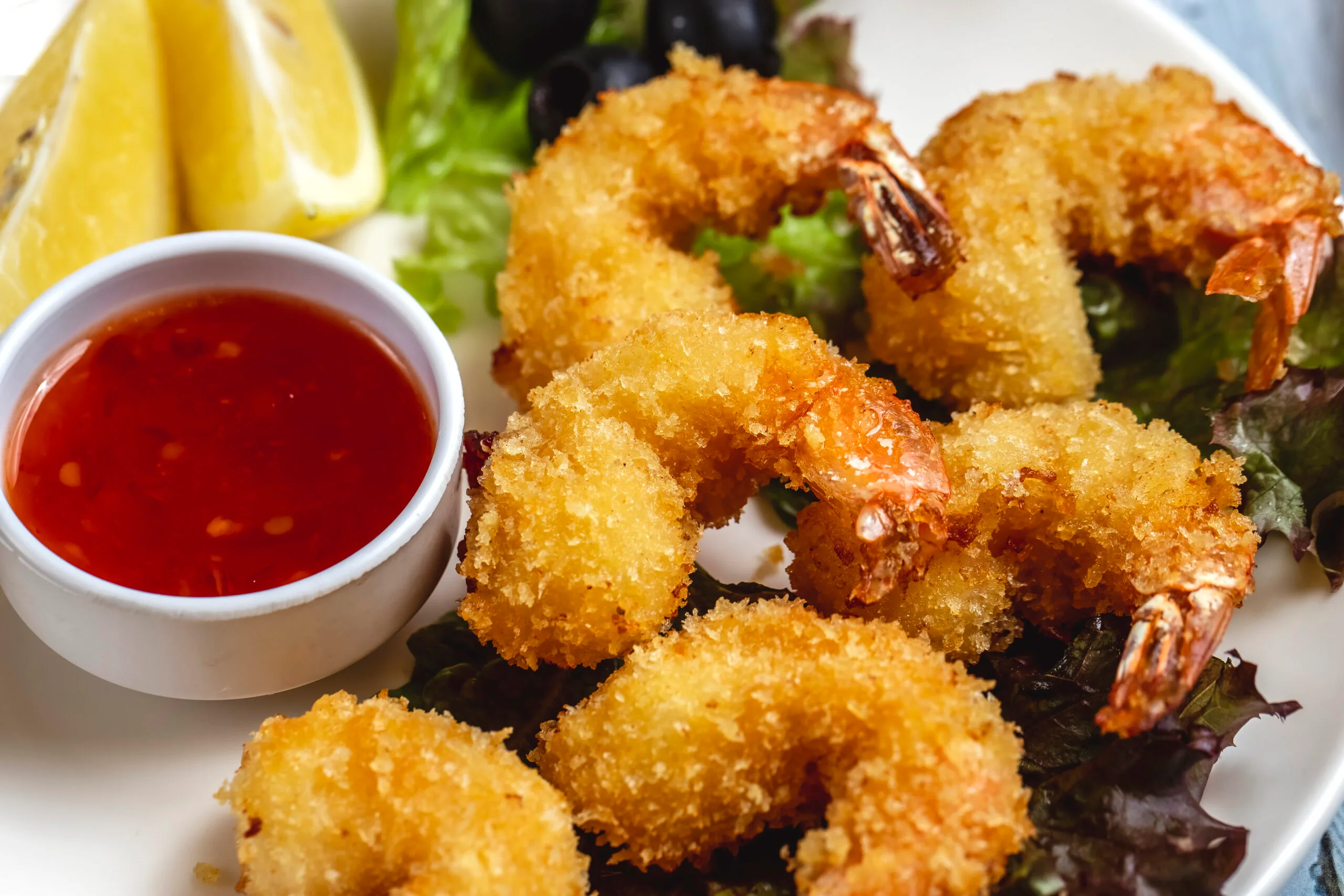 Tempura Shrimps with Chili Sauce