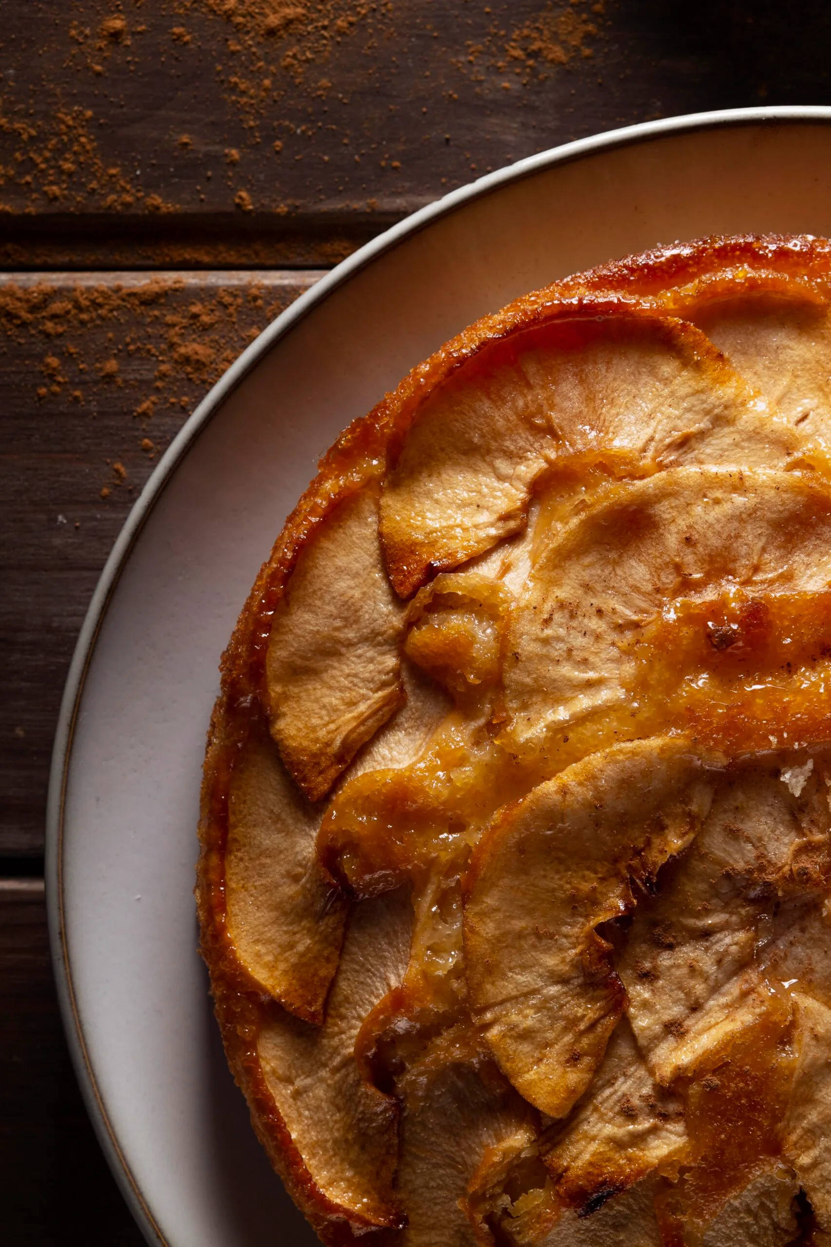 Glazed Pear Upside-Down Cake