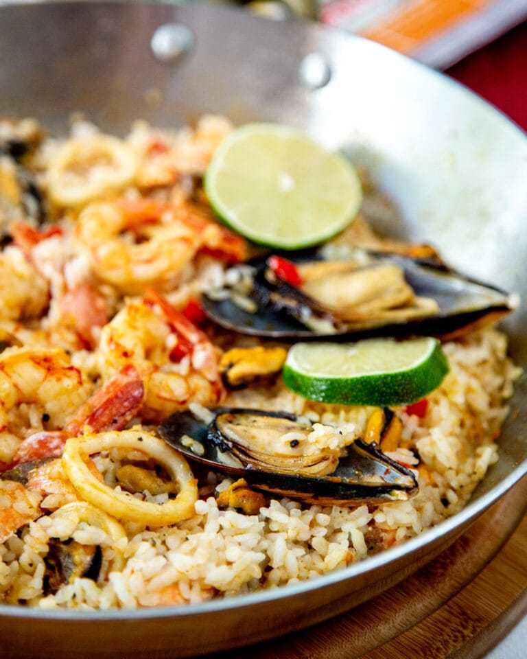 Mixed Rice with Vegetables & Oysters