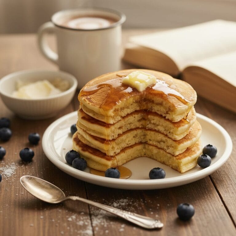 Fluffy Air Fryer Pancakes