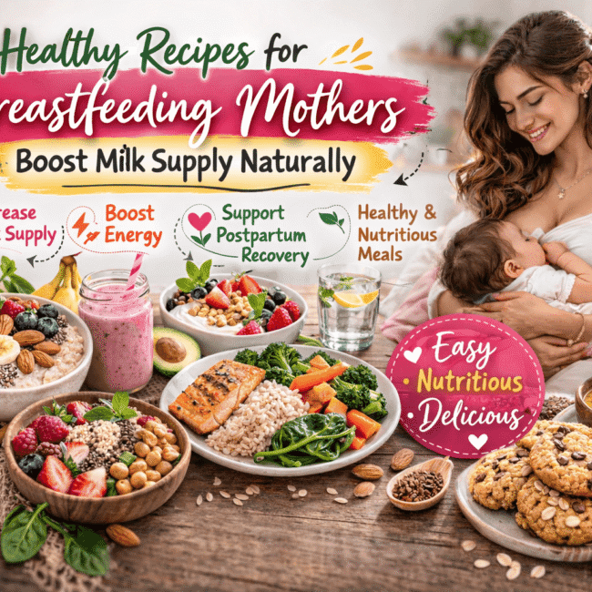 Healthy Recipes for Breastfeeding Mothers