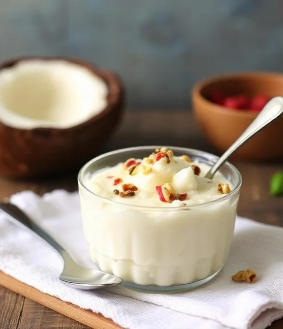 Coconut Milk Rice Pudding