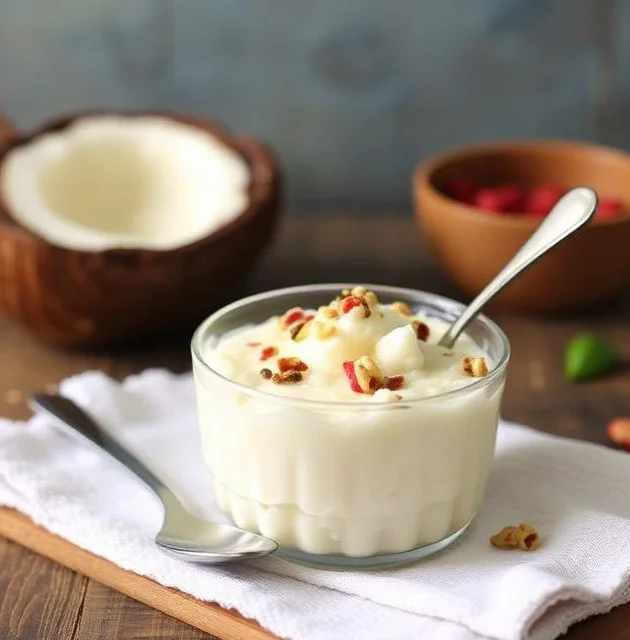 Coconut Milk Rice Pudding