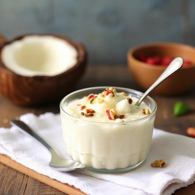Coconut Milk Rice Pudding