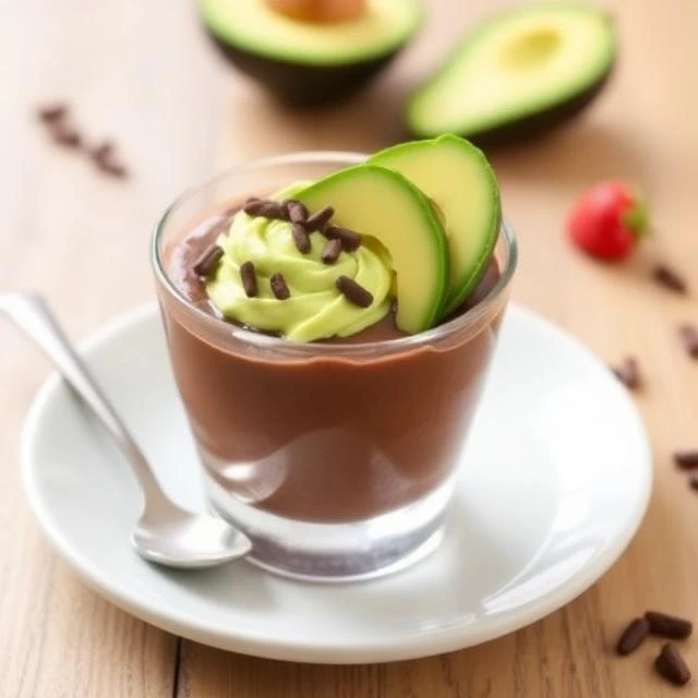 Creamy Avocado Chocolate Pudding