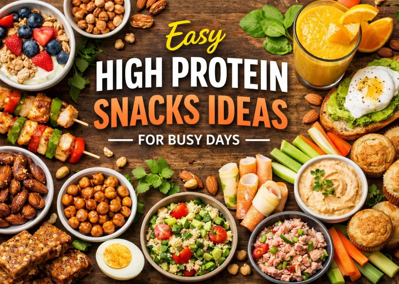 easy high protein snacks