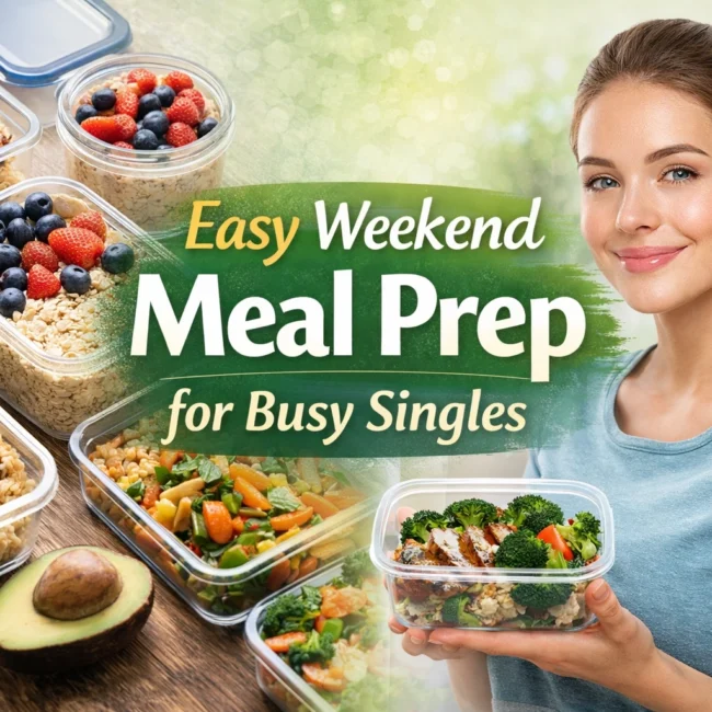 Easy Weekend Meal Prep for Busy Singles