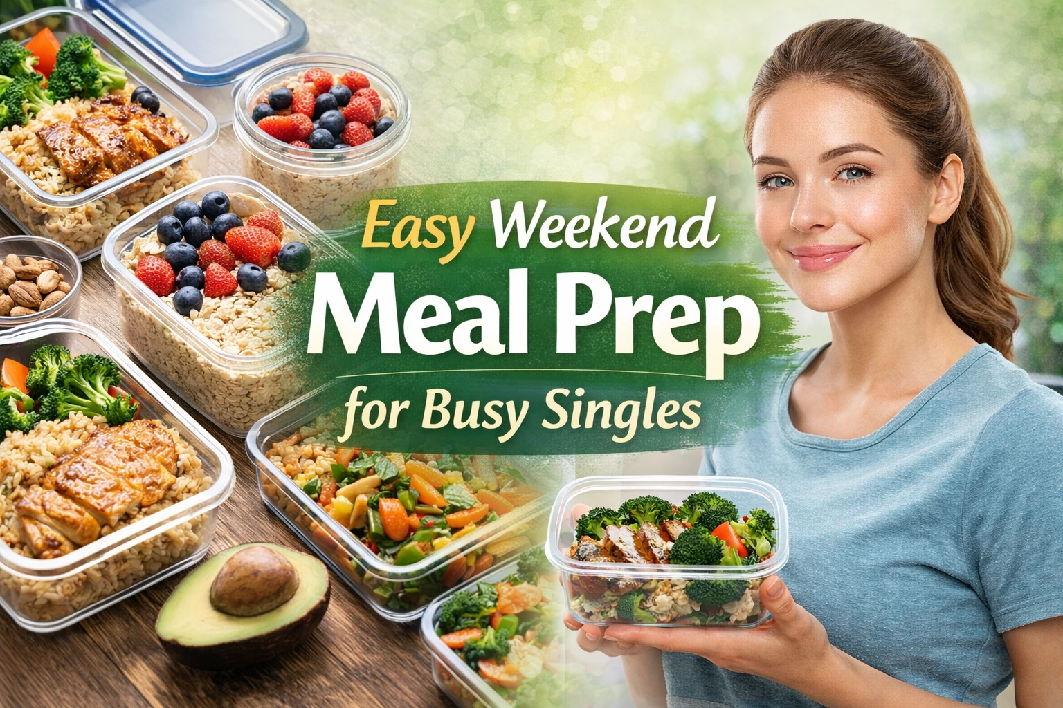 Weekend Rang Easy Weekend Meal Prep For Busy Singles - Recipe Range