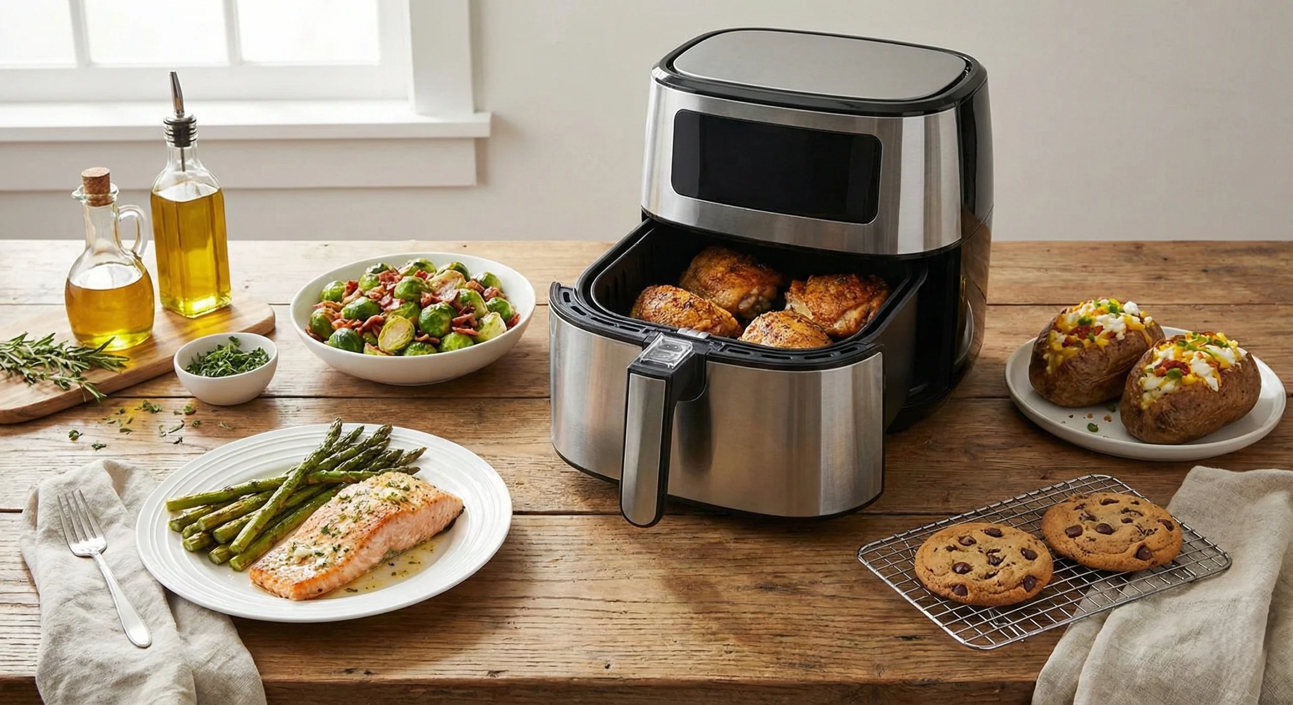 Easy Air Fryer Recipes for Beginners (Quick Meals & Temp Cheat Sheet)