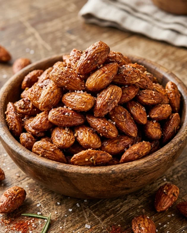 Spiced Roasted Almonds