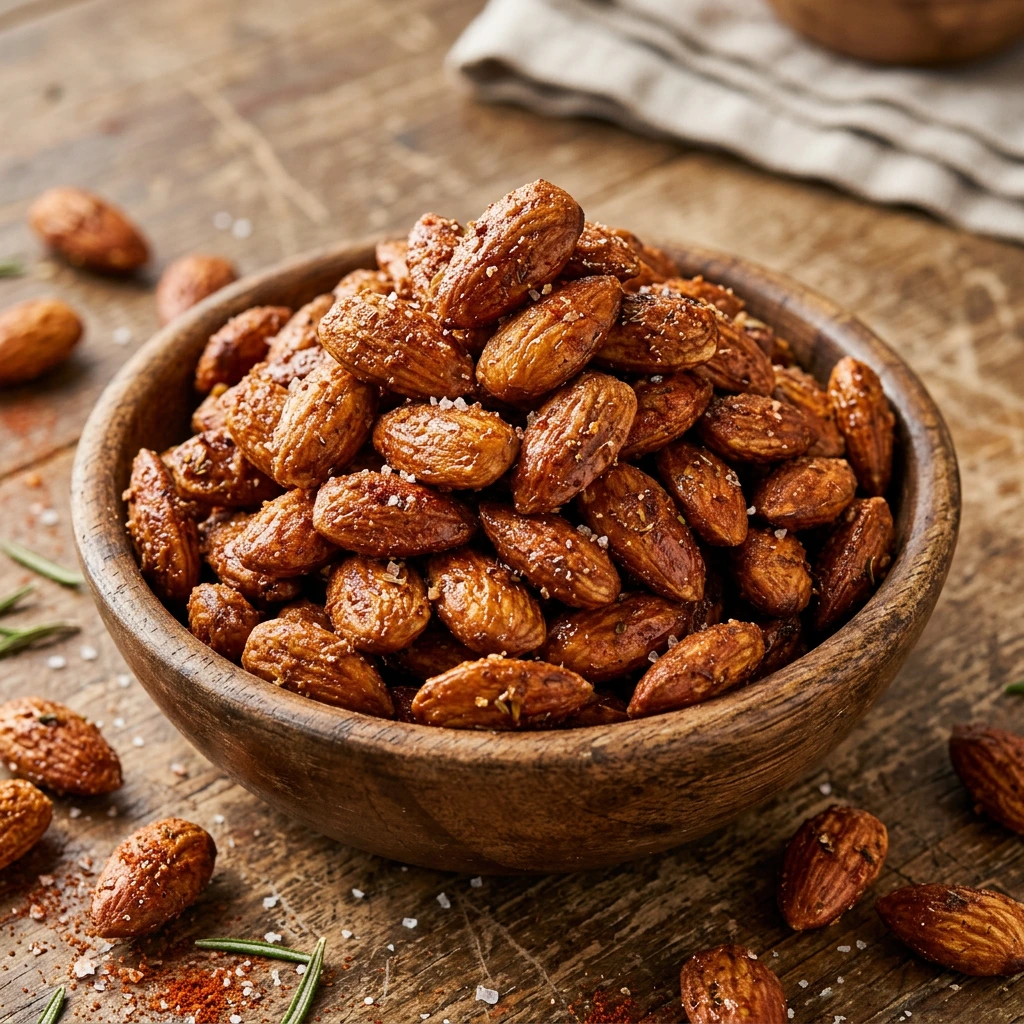 Spiced Roasted Almonds