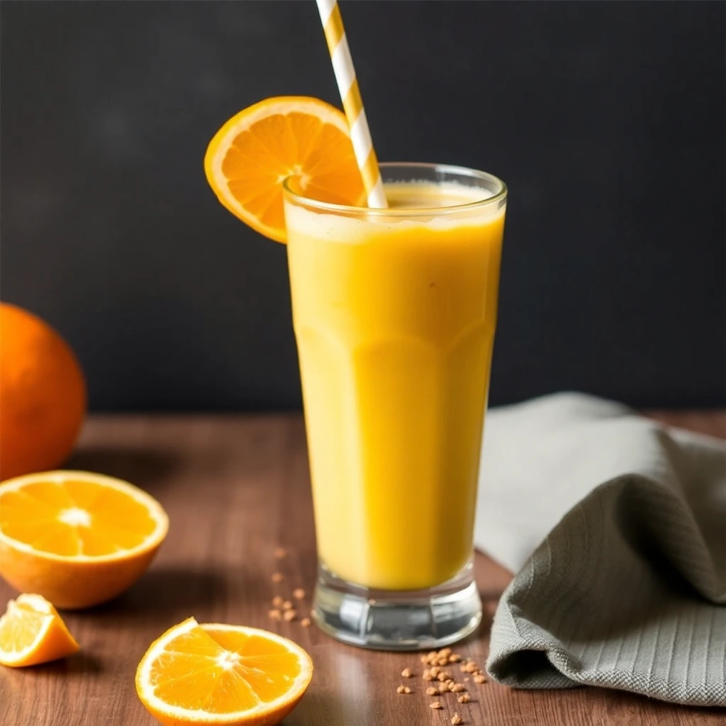 High-Protein Orange-Mango Smoothie